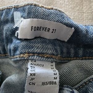 Forever 21 Women's Medium Blue Flare Jeans